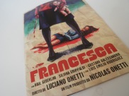 Portada del libreto del DVD de Francesca, de Luciano Onetti